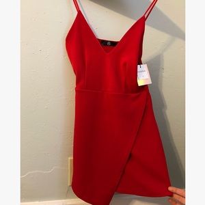 Misguided Strappy Crepe Wrap Skort Playsuit